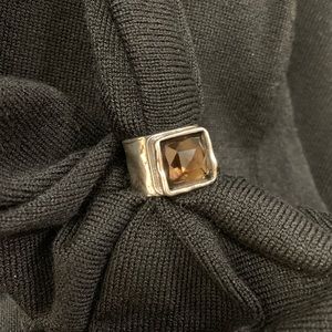 Silpada Sterling Silver Smokey Quartz Ring